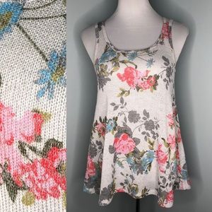 Knit Floral Camisole